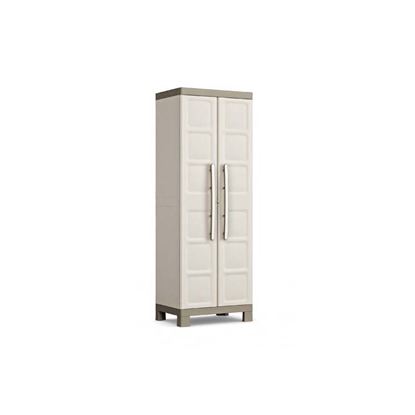 Immagine di ARMADIO ALTO EXCELLENCE 4 RIPIANI REGOLABILI, IN RESINA, 65X45X182 CM