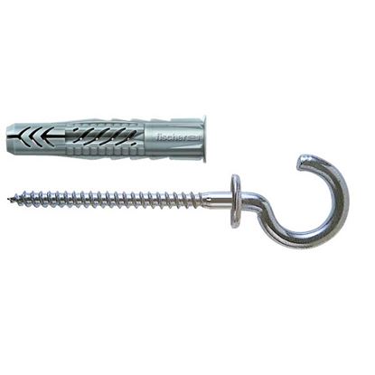 Immagine di TASSELLO UNIVERSALE IN NYLON, OCCHIOLO APERTO TPS POZI, UX 8X50 R K, 4 PEZZI