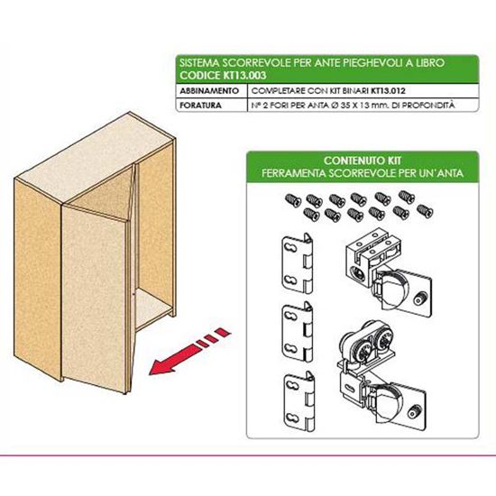 Immagine di BINARI PER ARTICOLO KT13.003
