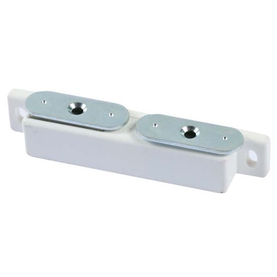 Immagine di 2 CHIUSURE MAGNETICHE DOPPIE, 15,5X90 MM, COLORE BIANCO