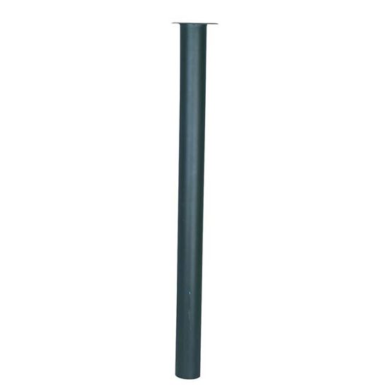Immagine di GAMBE PER TAVOLI, PIASTRA FISSA, PIEDINO REGOLABILE, 4 PEZZI, FINITURA NERA, Ø 50XH710 MM