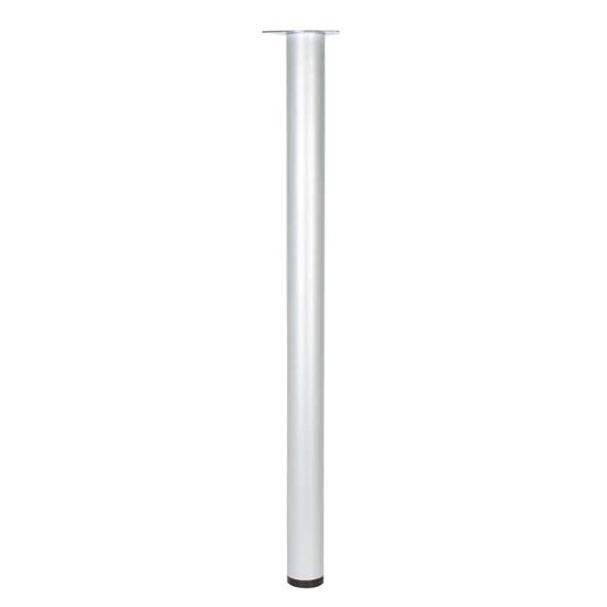 Immagine di PIEDE IN ALLUMINIO ARREDAMENTO, Ø80 MM ALTEZZA 870 MM