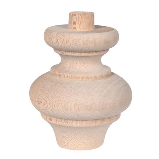 Immagine di PIEDE IN LEGNO NATURALE, Ø 90XH100 MM