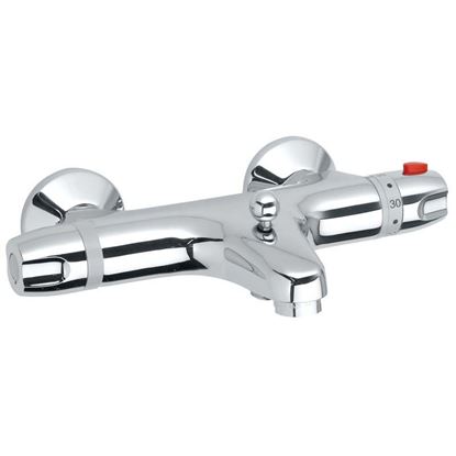 Immagine di MISCELATORE TERMOSTATICO VASCA PAINI, THERMO 2, DA ESTERNO, COLORE CROMO