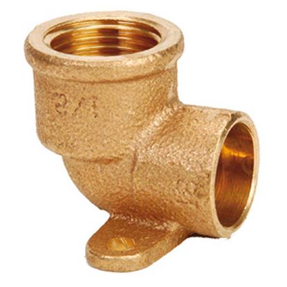 Immagine di GOMITO BRONZO, CON FLANGIA, F 1/2"X12 MM