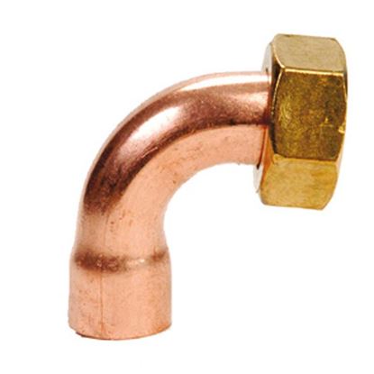 Immagine di CURVA RAME, ATTACCO PIANO, F 1/2"X16 MM