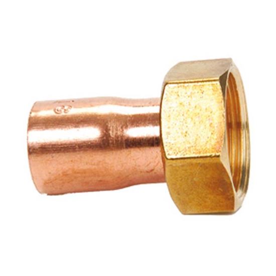 Immagine di CODOLO RAME, ATTACCO PIANO, F 3/4"X18 MM