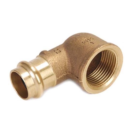 Immagine di GOMITO B-PRESS GAS BANNINGER, F 3/4"X Ø 18 MM