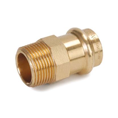 Immagine di NIPPLE B-PRESS GAS BANNINGER, M 3/4"X Ø 22 MM
