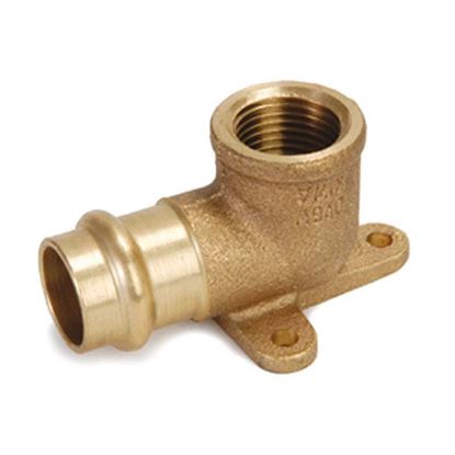 Immagine di GOMITO B-PRESS GAS BANNINGER, CON FLANGIA, F 1/2"X18 MM