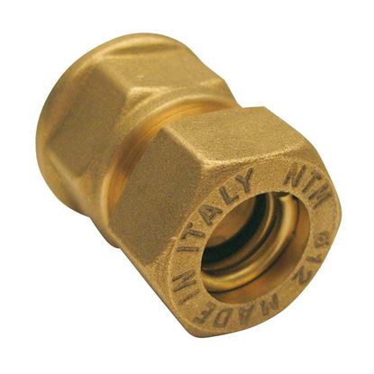 Immagine di RACCORDO MECCANICO DRITTO, RAME, F 1/2"X16 MM
