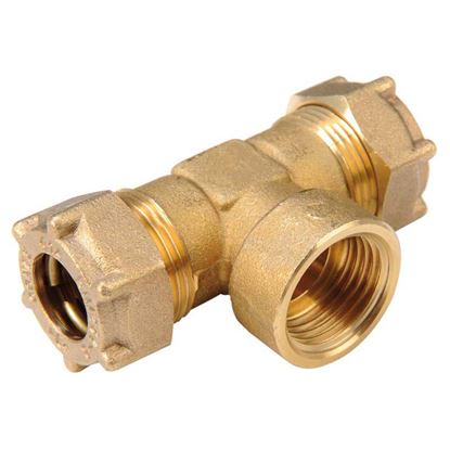 Immagine di RACCORDO TEE MECCANICO, RAME, M 1/2"X12 MM