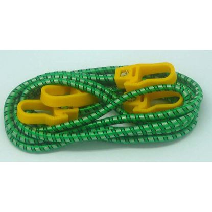 Immagine di ELASTICI CON GANCIO, PLASTICA, MM 8X1,5 MT, 2 PEZZI