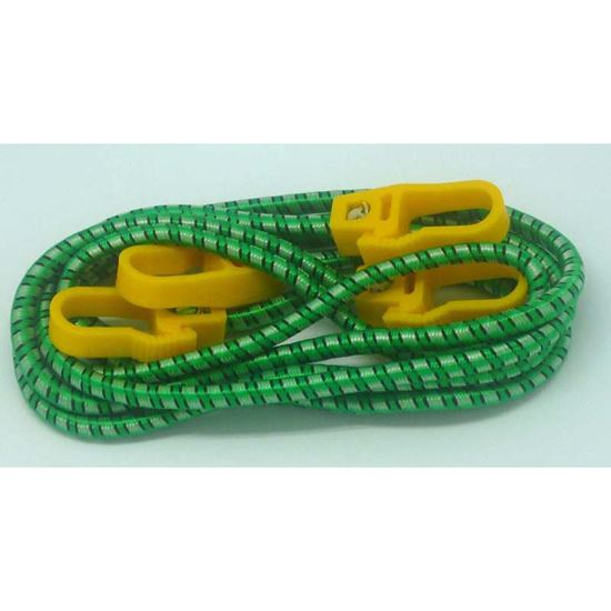 Immagine di ELASTICI CON GANCIO, PLASTICA, MM 8X1,5 MT, 2 PEZZI