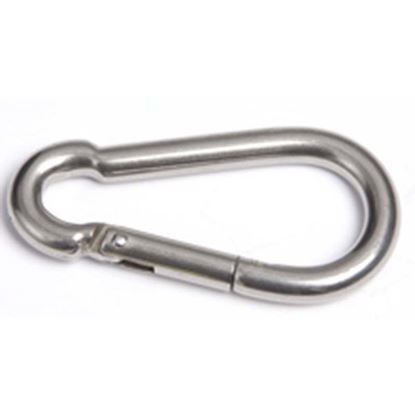Immagine di MOSCHETTONE POMPIERE, ACCIAIO INOX AISI 316, 4X40 MM, 2 PEZZI