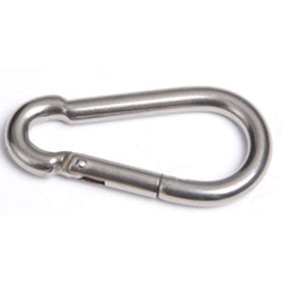 Immagine di MOSCHETTONE POMPIERE, ACCIAIO INOX AISI 316, 4X40 MM, 2 PEZZI
