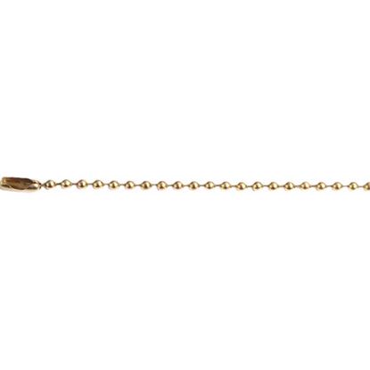 Immagine di CATENA PERLINE, OTTONE LUCIDO, 3,2 MM