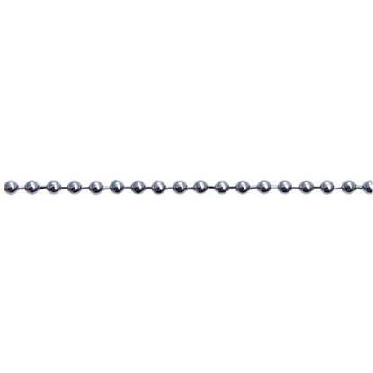 Immagine di CATENA PERLINE, OTTONE CROMATO, 3,2 MM