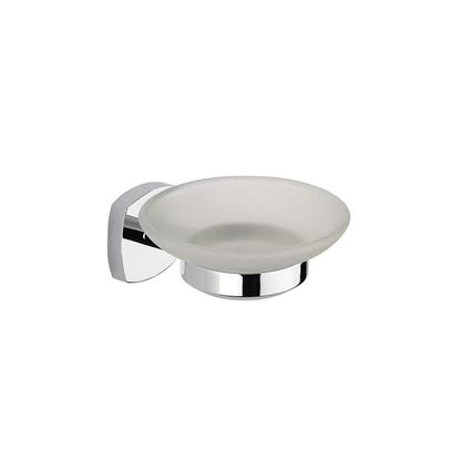 Immagine di PORTASAPONE, Q-LINE, COLORE CROMO
