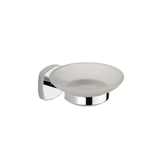 Immagine di PORTASAPONE, Q-LINE, COLORE CROMO