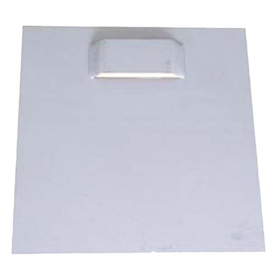 Immagine di KIT, ACCIAIO DUE PEZZI, ZINCATO 9X9 CM, DOPPIA ASOLA E BIADESIVO APPLICATO, CON DUE AGGANCI, CON 4 VITI E 4 TASSELLI