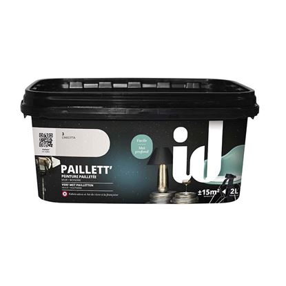 Immagine di PITTURA DECORATIVA PAILLETT, CON EFFETTO PAILLETTES, RESA 15 M², 2 LT, STUDIO
