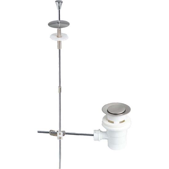 Immagine di PILETTA LAVABO WIRQUIN, CON ASTA, PP, 1"1/4