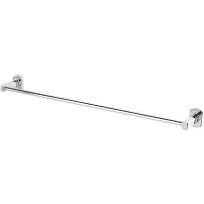 Immagine di PORTA ASCIUGAMANI, DELUXE, CROMO, PIASTRINE IN ACCIAIO ANTIRUGGINE, 60 CM