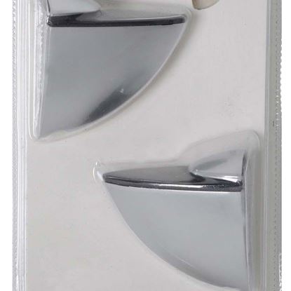 Immagine di CLIP BASICO M, 2 PZ, CROMATO LUCIDO