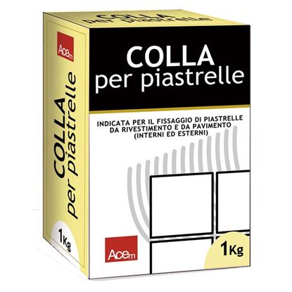 Immagine di COLLA PER PIASTRELLE, IN POLVERE, PER INTERNO ED ESTERNO, 5 KG