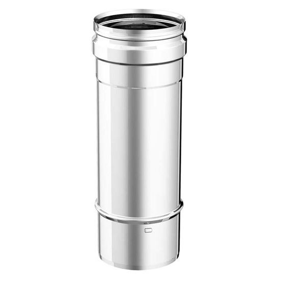 Immagine di TUBO ACCIAIO INOX AISI 316L, MONOPARETE, Ø 100 MM, 25 CM