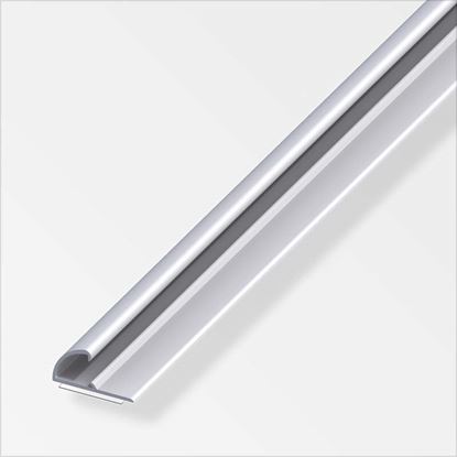 Immagine di PROFILO DI CHIUSURA AUTOADESIVO, 26X13 MM, 1,0 MT, ALLUMINIO OTTONATO