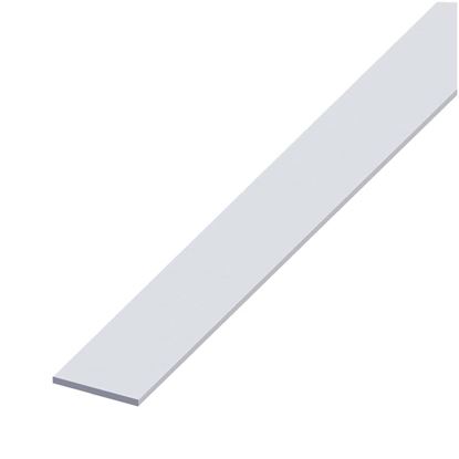 Immagine di BARRA PIATTA ALLUMINIO ARGENTO, 20X2 MM, 1,0 MT