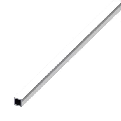 Immagine di TUBO QUADRATO, ALLUMINIO BRILLANTE, 10X10 MM, 1 MT