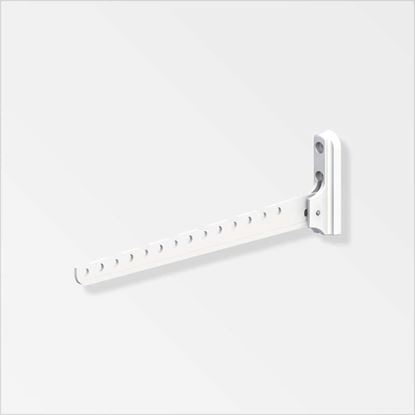 Immagine di APPENDIABITI ALLUMINO, COLORE BIANCO, 330 MM