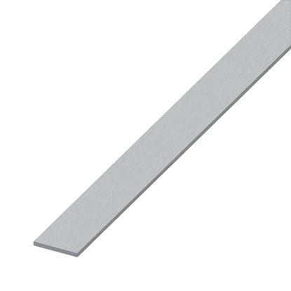 Immagine di BARRA PIATTA, ALLUMINIO INOX SPAZZOLATO, 15X2 MM, 1 MT