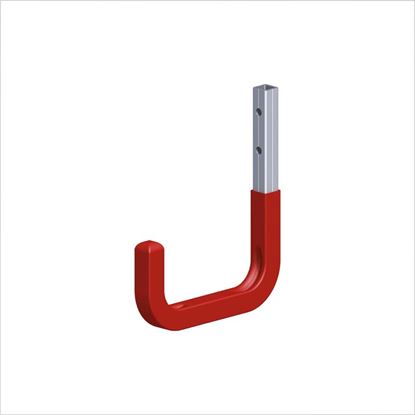 Immagine di GANCIO ALLUMINIO, TIPO 3, COLORE ROSSO, 80X120 MM