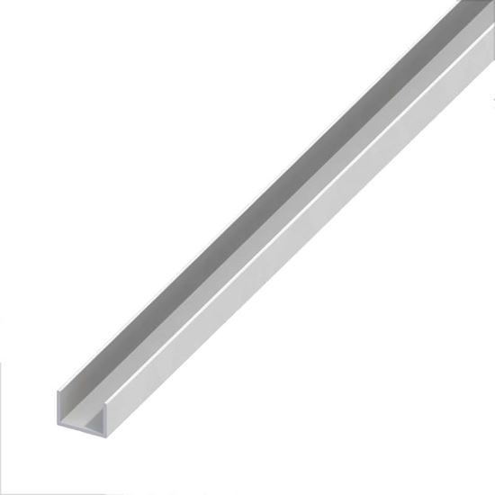 Immagine di PROFILO A U, PVC COLORE BIANCO, 10X21X10 MM, 2 MT
