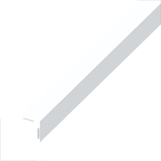 Immagine di ANGOLARE AUTOADESIVO, PVC, INOX, 20X20 MM, 1 MT