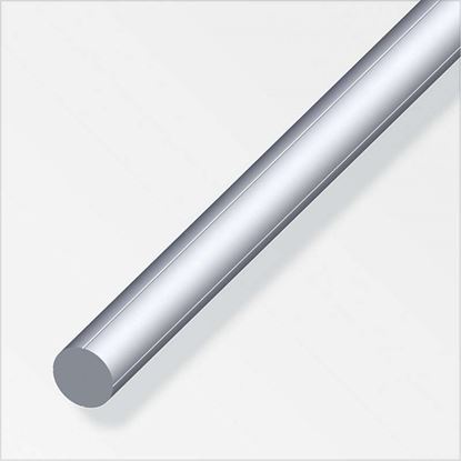Immagine di BARRA TONDA, ALLMINIO NATURALE 1,00 MT, 15,5 MM
