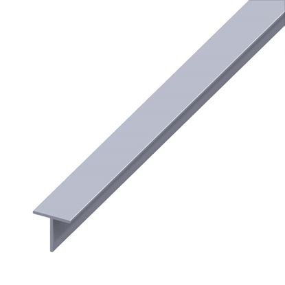 Immagine di PROFILO A T, ALLUMINIO NATURALE, 19,5X1,5 MM, 2,5 MT