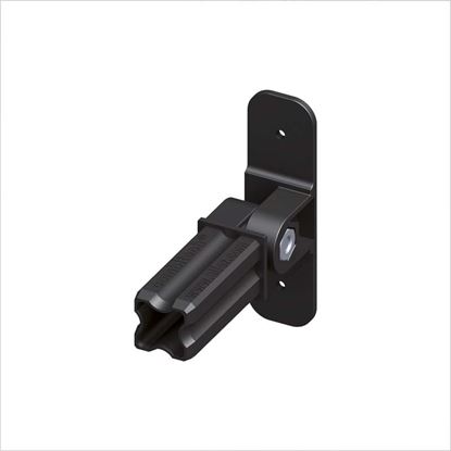 Immagine di GIUNTURA FLANGIATA CON SNODO, 1 PERNO, 23,5 MM, COLORE NERO