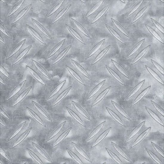 Immagine di LAMIERA MANDORLATA, ALLUMINIO NATURALE, 250X500X2 MM