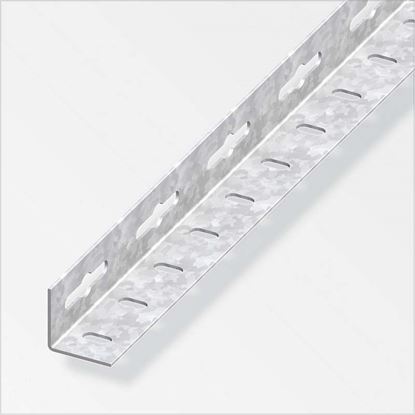 Immagine di ANGOLARE PERFORATO 35,5X35,5 MM, ACCIAIO ZINCATO, 2,5 MT