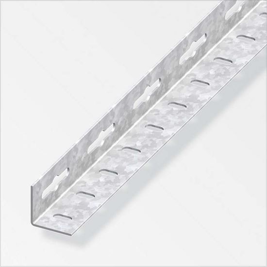 Immagine di ANGOLARE PERFORATO 35,5X35,5 MM, ACCIAIO ZINCATO, 2,5 MT