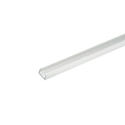 Immagine di PROFILO COPRIBORDI, 1,0 MT, 12 MM, ALLUMINIO CROMO
