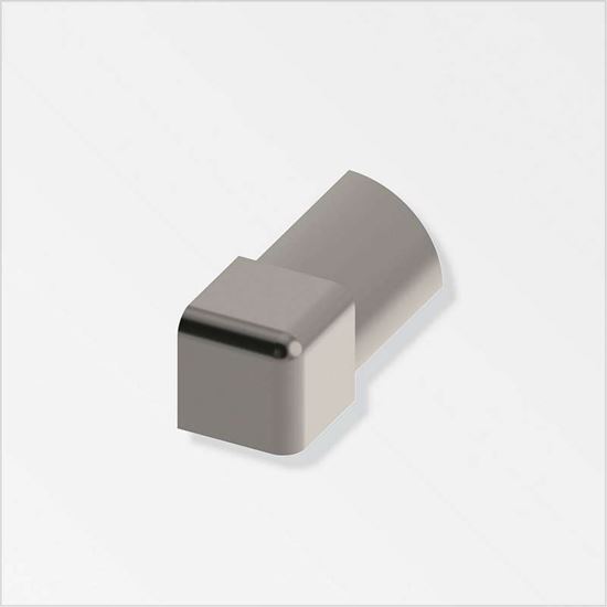Immagine di ANGOLO ESTERNO E INTERNO QUADRATO, 10 MM, ALLUMINIO CROMO