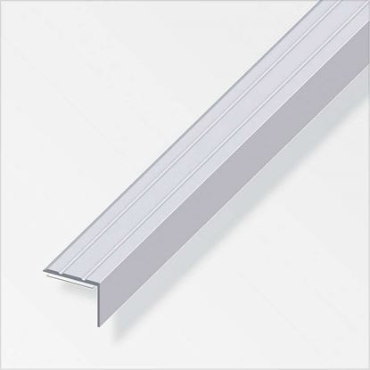 Immagine di PROFILO DI CHIUSURA PER ANGOLI, 25X8 MM, ALLUMINIO OTTONATO, 2,0 MT