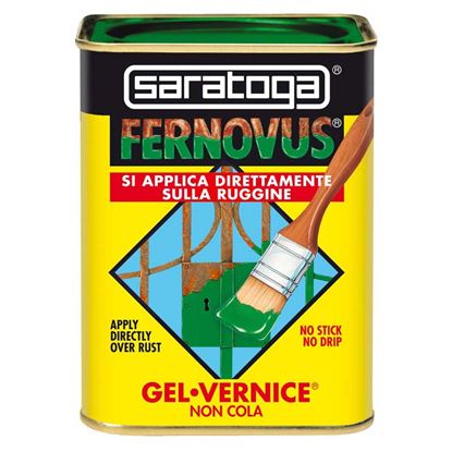 Immagine di SMALTO GEL ANTIRUGGINE SARATOGA, FERNOVUS, 0,75 LT, COLORE CASTAGNA