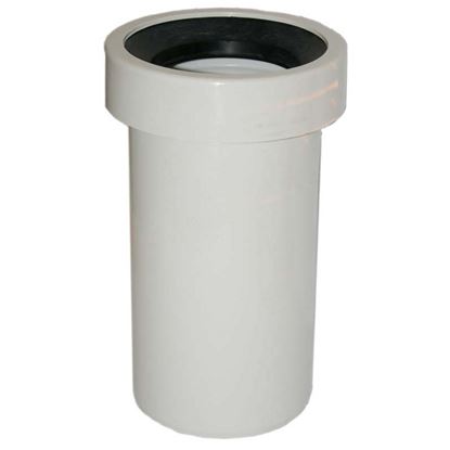 Immagine di RACCORDO DIRITTO HTSK, IN POLIPROPILENE, COLORE BIANCO, Ø 90X250 MM